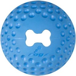 Rogz Small 49mm Gumz Dog Treat Ball in Blue