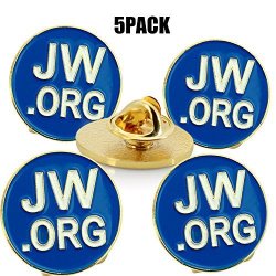 1 Square Blue Lapel Pin TANG SONG 20PCS JW.ORG Square Gold Lapel Pin Jehovah Witness JW.org Neck Tie Hat Tack Clip Women or Men Suits