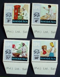 Stamp Rhodesia Postal Centenary 1974 Mint