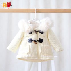 Ad Thermal Preppy Baby Girls Coats - Beige 7-9 Months