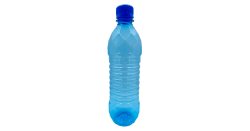 500ML Plastic Diamond Tall Water Bottle - With Cap