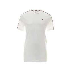 Tommy Hilfiger MW32642 Msw Trim Tape S S Tee Off White - Off White XL