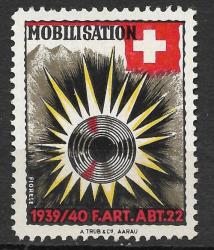 Switzerland Military Ww2 Mnh Artillery Abt 22