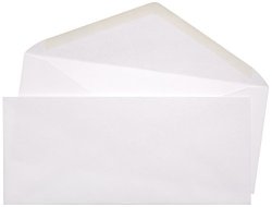 Amazonbasics 10 Envelope Gummed Seal White 500-PACK