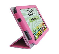 Ishoppingdeals - For Acer Iconia 7" Model B1-720 Only Folding Folio Skin Cover Case Tulip Pink