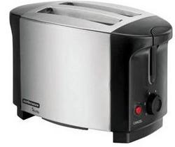 Mellerware 2 Slice Vesta Brushed Stainless Steel Toaster