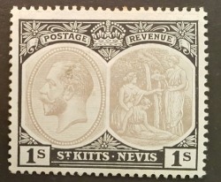 St Kitts-nevis 1920-22 King George V 1 Shilling