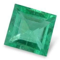Emerald - Fiery Green Square Facet - 0.08cts
