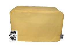 Cozycoverup For Dualit Toasters 100% Cotton Handmade In The UK Yellow 3 Slice Classic Vario New Gen