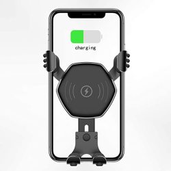 TKOOFN Wireless Car Charger Mount 10W 7.5W Fast Charging Auto-clamping Windshield Dashboard Air Vent Phone Holder Compatible With Iphone X xr xs xs MAX 8 8 Plus Samsung S9 8 7 NOTE 8 9