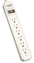 Tripp Lite 6 Outlet Surge Protector Power Strip 4FT Cord 790 Joules & $20K Insurance TLP604