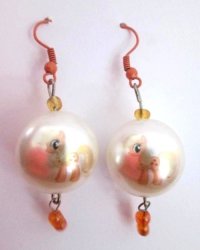 Hand Crafted Earrings- Applejack My Little Pony