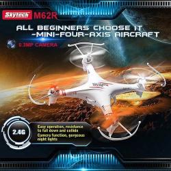 Original Skytech M62r 2.4g 4ch 6-axis Gyro Rc Quadcopter With 0.3mp Camera 3d Flips Drone