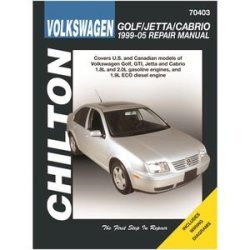 Chilton 70403 Volkswagen Golf Jetta & Cabrio 1992 To 2002 Repair Manual