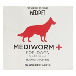 Mediworm Plus For Dogs 100 Tablets 1 Pack