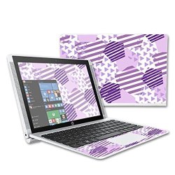 Mightyskins Skin Compatible With Hp Pavilion X2 10.1" 2015 Laptop Case Wrap Cover Sticker Skins Purple Pentagon
