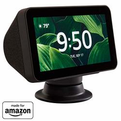 Made For Amazon" Premium Tilt + Swivel Stand For The Echo Show 8 - Black