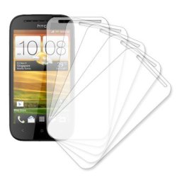 Htc One Sv Screen Protector Cover Mpero 5 Pack Of Clear Screen Protectors For Htc One Sv