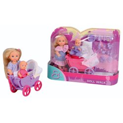 12CM Doll With Doll In Stroller 5736241
