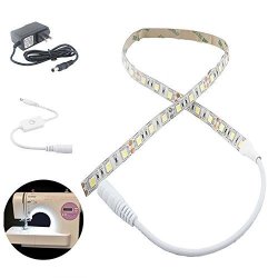 Sewing Machine Light,30 LED Lighting Strip Kit Cold White 6000K with Touch Dimmer and USB Power,Fits All Sewing Machines (2Pack), Other