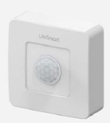 Lifesmart Cube Motion Sensor Small 3-4M RANGE|120DEGREE Cone - CR2450 Battery - White