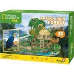CubicFun National Geographic Kids 3D Puzzle - Amazon Rain Forest 67 Piece