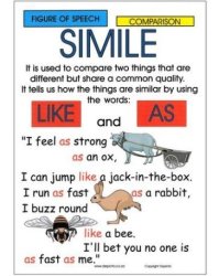 Poster: Simile English Only