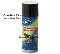 Spray-paint Zenith 300ml Hammer Silver Heat Aluminium Heat Black