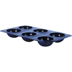 Ibili Blueberry 7cm 6 Cup Half Spheres Silicone Mould -