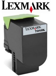 Lexmark 70C8HK0 High Yield Black Toner Cartridge