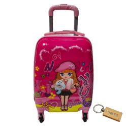 Smte - Quality Kiddies Cartoons Hand Luggage Suitcase For Kids- X4 -fianna