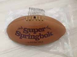 Leather Super Springbok Rugby Ball