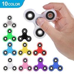 Scione Fidget Spinner Bulk 10 Pack Tri-spinner Office Desk Classroom Adhd  Anti Anxiety Focus Finger Fidit Spinners Stress Relief Toys For Adults Kids  Party Favors Prices, Shop Deals Online
