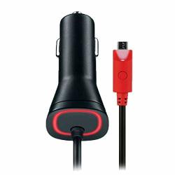 Volt Plus Tech Pro LED Quick Car Charger For Meizu M5 16GB With Microusb With Press Button Light