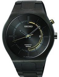 Seiko Men's Ska649 Analog Display Japanese Quartz Black Watch