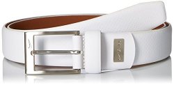Nike Men's Accessories Nike Men's Pin Dot Embossed Belt White 42