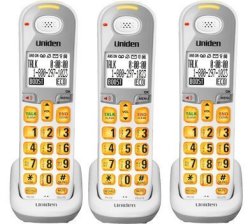 Uniden DCX309 1.9GHZ Dect 6.0 Cordless Handset Expansion Telephone For D3097 And D3098 3-PACK