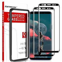 Qitayo Screen Protector For Samsung Galaxy S9 HD Clear Tempered Glass Screen Protector Compatible With Samsung Galaxy S9 2 Pack