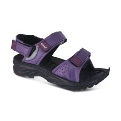 Hi Tec Junior Grade School Hi-tec Ultra Purple black Sandal