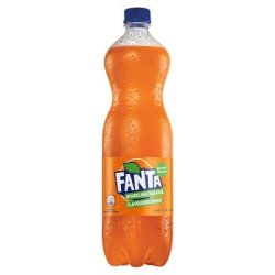 Orange Plastic Bottle 1L