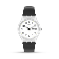 Rinse Repeat Black Silicone Watch
