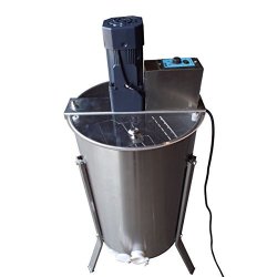 Goodland Bee Supply BEE-HE2MOT HE2MOT 2 Frame Beekeeping 304 Stainless Steel Drum Honey Motorized Extractor With Stand-electric 110V Average