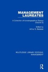 Management Laureates - A Collection Of Autobiographical Essays Volume 5 Paperback