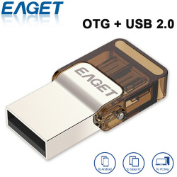 Eaget V9 Ultra Mini Encryption Metal Usb Flash Drive Usb 2.0 Otg Smartphone Pen