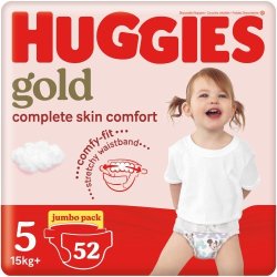 Huggies Gold Nappies Size Jumbo 5 52 Nappies