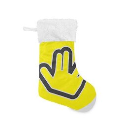Live Long And Prosper Christmas Stockings For Family Holiday Decorations And Party X 1