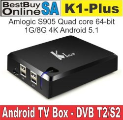 Ki-plus Dvb-t2 s2 Quad Core 64-bit 2.0ghz Penta-core 1g 8g Android 5.1 Tv Box Shipping