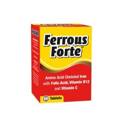 Ferrous Forte Iron Tablets 60'S