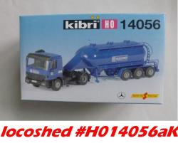 1in87 H0 Scale Mb 5-axle Articulated Cement Silo Truck 150x32x40mm New Assembly Kit H014056akibri
