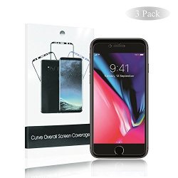 3-PACK Hoperain Iphone 8 Plus Screen Protector Tempered Glass Film For Apple Iphone 8 Plus
